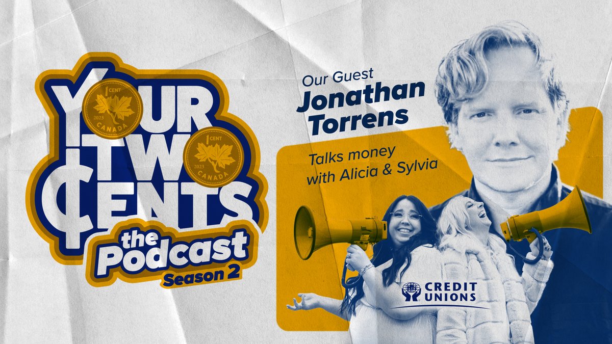 💰 #YourTwoCents the Podcast is back for a bold new Season 2! Join @SylviaBeirnes and new host @aliciam_tiktok as they bring money talks to the mic, starting today with @TorrensJonathan. New episodes every Tuesday. Listen now: linktr.ee/canadianconten… @AtlCreditUnions