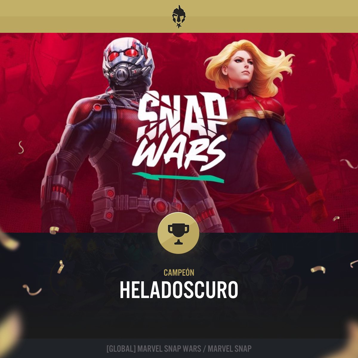 🏆Campeón 👏 Felicidades al primer y segundo lugar y gracias a todos los que participaron el día de hoy! 

🥇 HeladOscurO
🥈 Bob