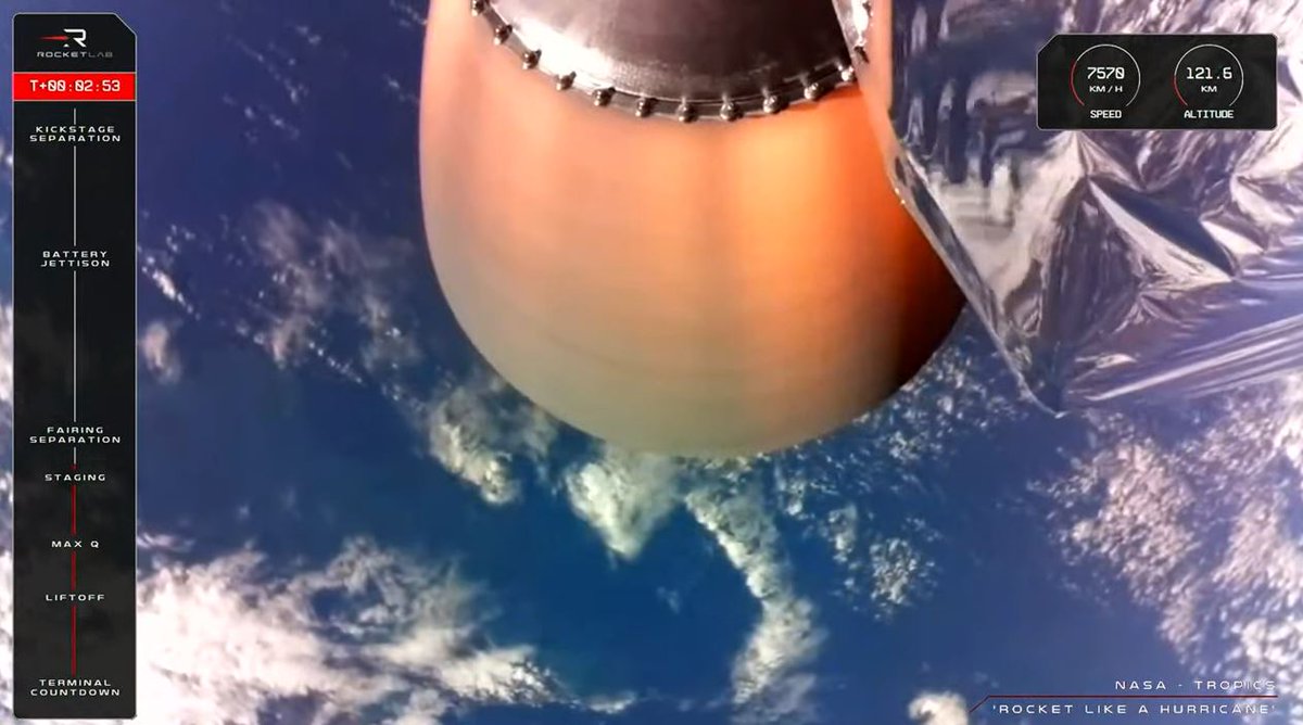 Rocket Lab on Twitter "Main engine cutoff and stage 1 stage 2