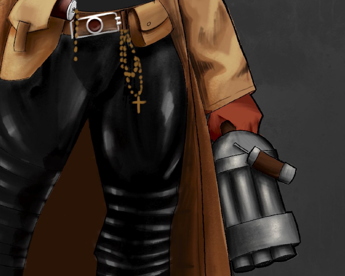 GhoztPepper's tweet photo. What’s up I drew fem!Hellboy but really buff cause I like Hellboy and I’m gay. Enjoy. 
#hellboy #hellboy2004 https://t.co/1CxiF3bDcx