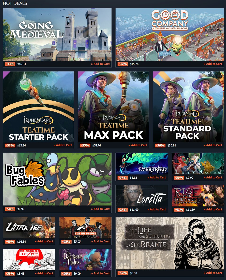 Wario64 on Twitter "Hot Deals games sale on https//bit.ly