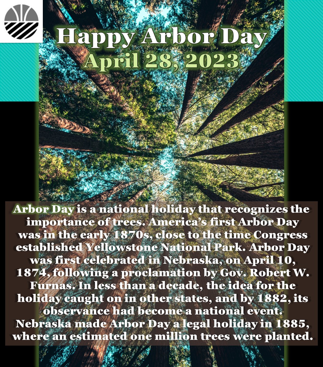 PHIZNews's tweet photo. April 28, 2023: Happy Arbor Day! A popular #ArborDay tradition is to plant #trees. Show #love for #MotherNature. Some other nature-inspired activities are: visit a botanical #garden or #arboretum or take a hike. Now go outside! #Green thumbs, get to work. #PHIZ #PHIZNews #earth https://t.co/n63wMPxQNT