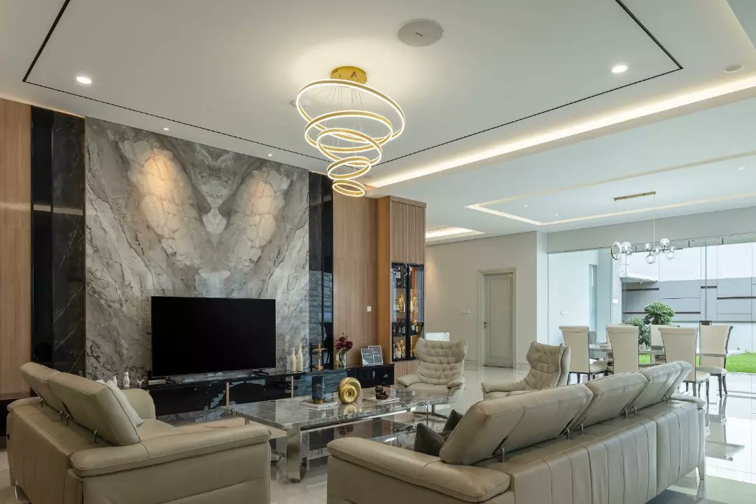 ConArchStudio's tweet photo. The interior concept of the ET house prioritizes an elegant and luxurious impression with a modern touch to its appearance. https://t.co/PHePVtHjq1