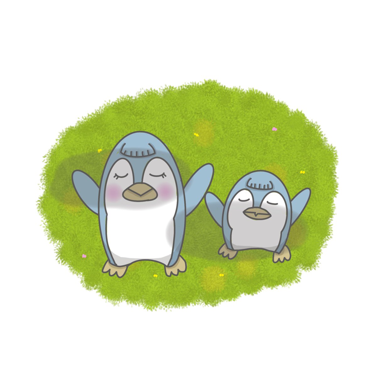 chiiydesign's tweet photo. ポカポカお日様の下でお昼寝😆✨
#ペンギン #ぱつぺん #お昼寝 https://t.co/8sHBl3TD9P