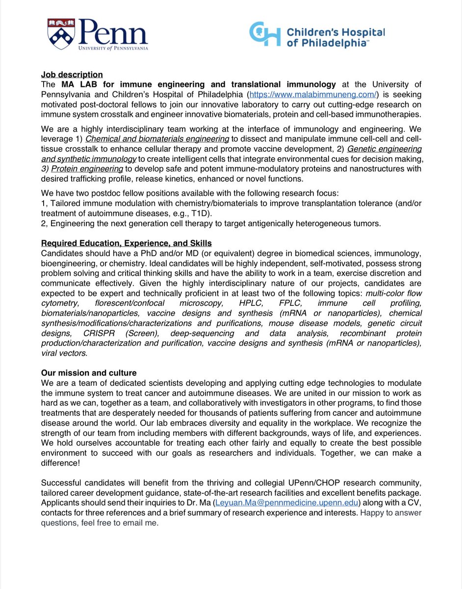 LeyuanM's tweet photo. Proud to receive two multi-year grants from the Melanoma Research Alliance and Ivy foundation. Two postdoc positions are immediately available! https://t.co/dMJC1usxKY