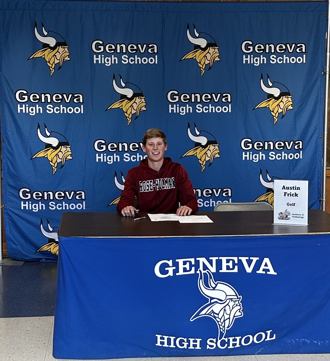GenevaBoysGolf's tweet photo. So proud of Frick for making his commitment to continue his academic and athletic career at Rose-Hulman!! ⁦@GHS_ILathletics⁩ https://t.co/Alr5PNWh98