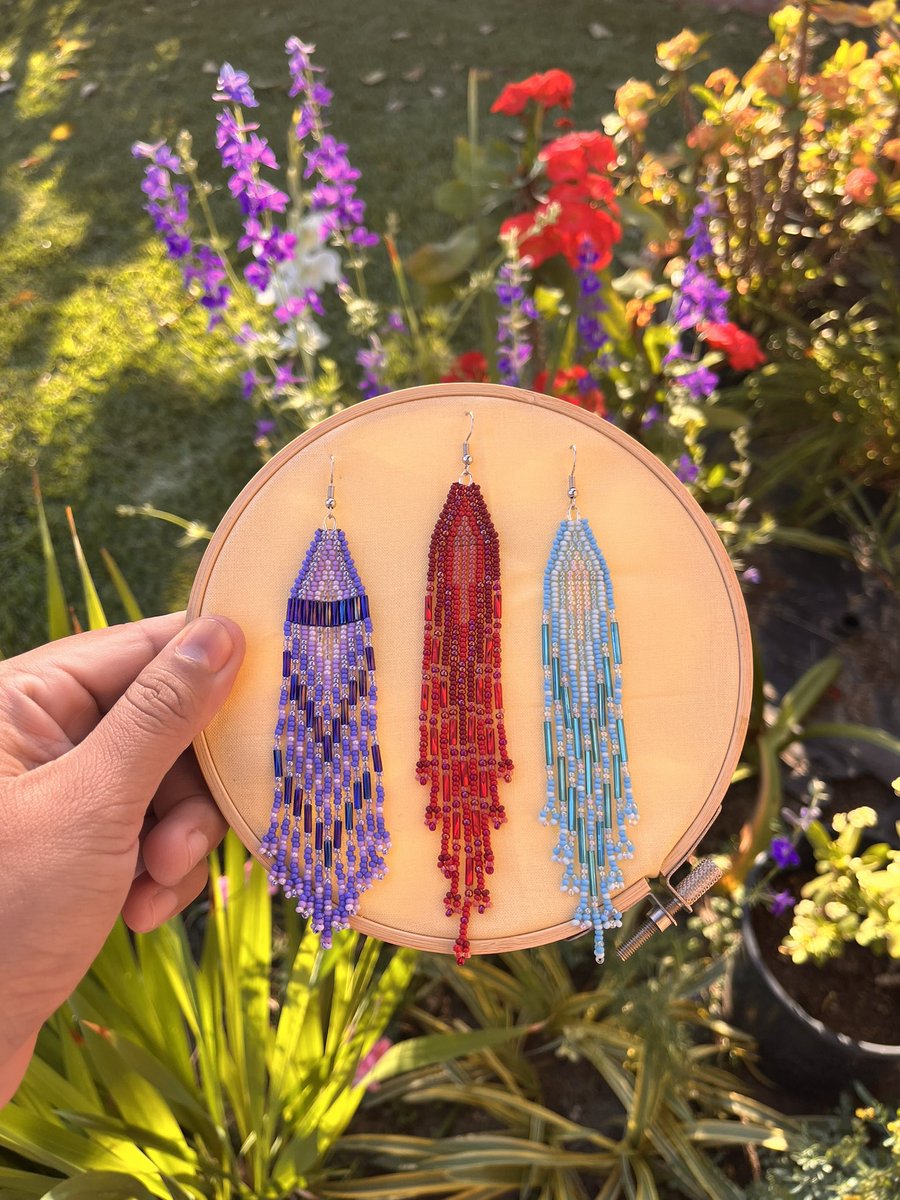 Hello friends! I will have these earrings on sale tomorrow at 1pm on my IG gemzbygriz. Would appreciate the support 🫶🏽✨