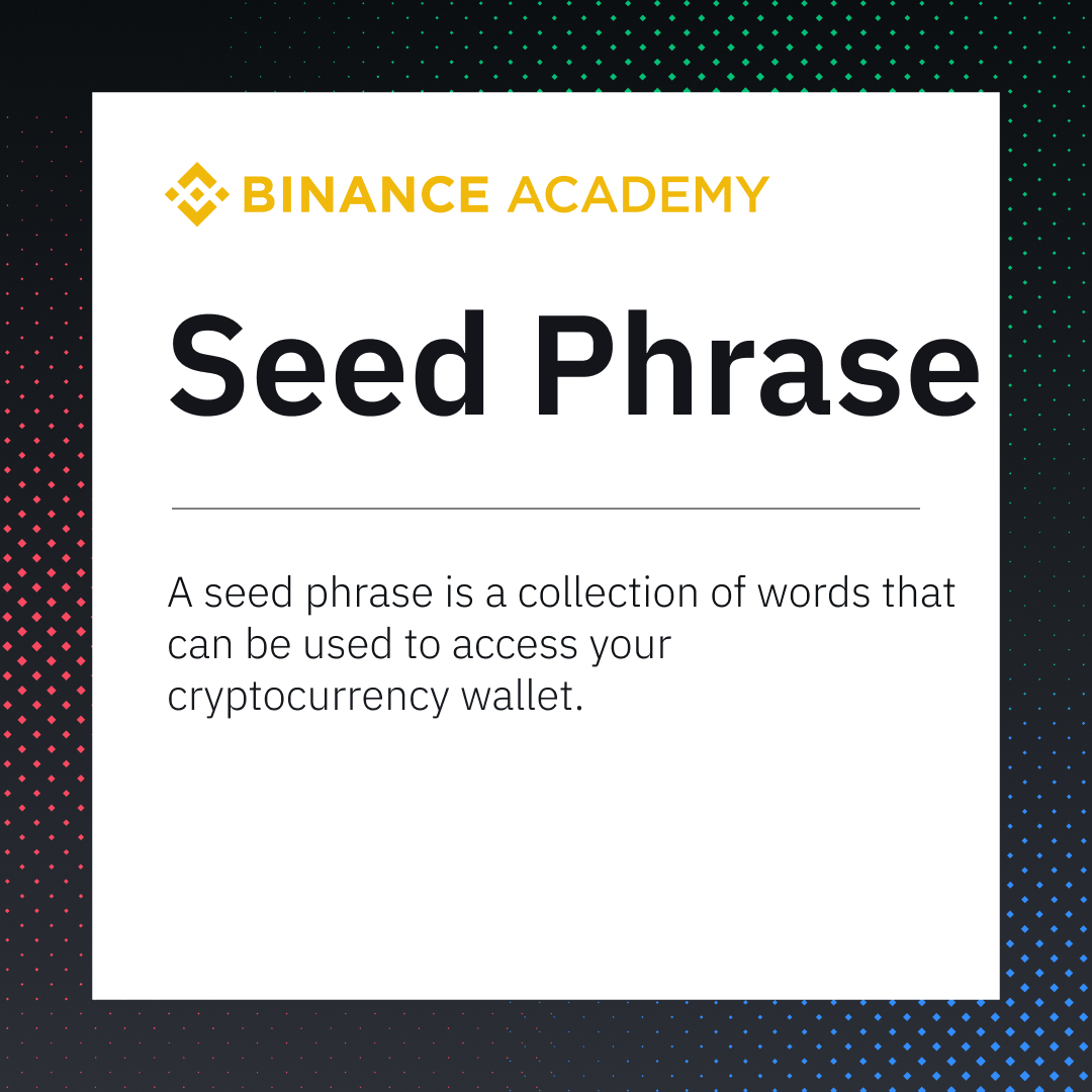 BinanceAcademy's tweet photo. You’ll often hear the terms mnemonic seed or mnemonic phrase used to describe a seed phrase.

The majority of leading wallets allow the user to recover their funds with a seed phrase, provided they have correctly recorded it.

Learn more  ⬇️

https://t.co/kt4LqLlmTh https://t.co/JwYyOwKpHU