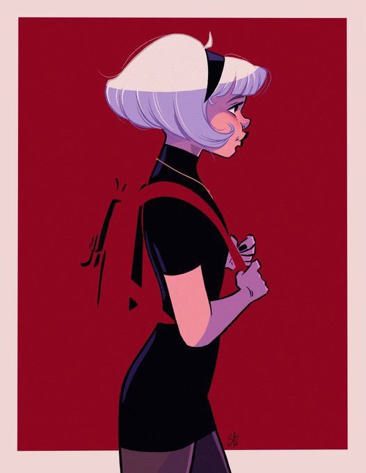 「Drop something red from your gallery」|Sweeney Booのイラスト