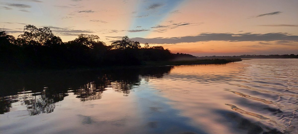 GBertrand_UE's tweet photo. Llegamos al Guaviare, puerta norte de la Amazonía, a celebrar el #DíaDeEuropa con mis colegas Embajador@s de los 16 países de la Unión Europea 🇪🇺 presentes en Colombia 🇧🇪🇨🇿🇩🇪🇩🇰🇨🇮🇪🇸🇨🇵🇮🇹🇭🇺🇳🇱🇦🇹🇵🇱🇵🇹🇷🇴🇫🇮🇸🇪. El río Guaviare decidió darnos una bienvenida majestuosa.
#EuropaConGuaviare https://t.co/X1mTTPKw0v