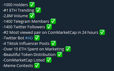 $PUPU Achievements since we have launched! 🐸 #Pepe #Pepecoin $Pepe #memecoins #memecoin 

dextools.io/app/en/ether/p…