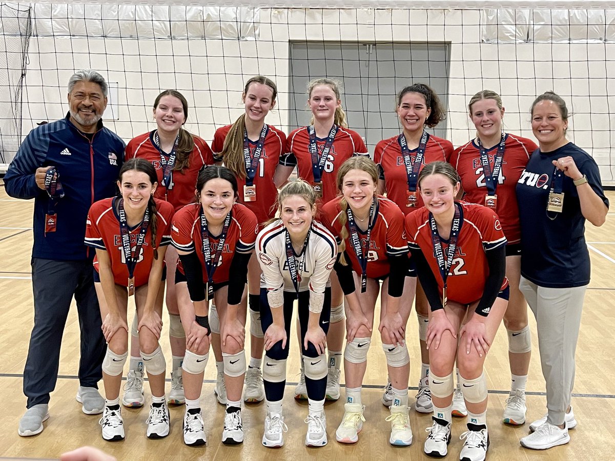 Jhicks2025's tweet photo. So proud of our team - Regional champs - not dropping a set all weekend and punching our ticket to #gjnc2023 in Chicago! https://t.co/vjr3WnMdy0