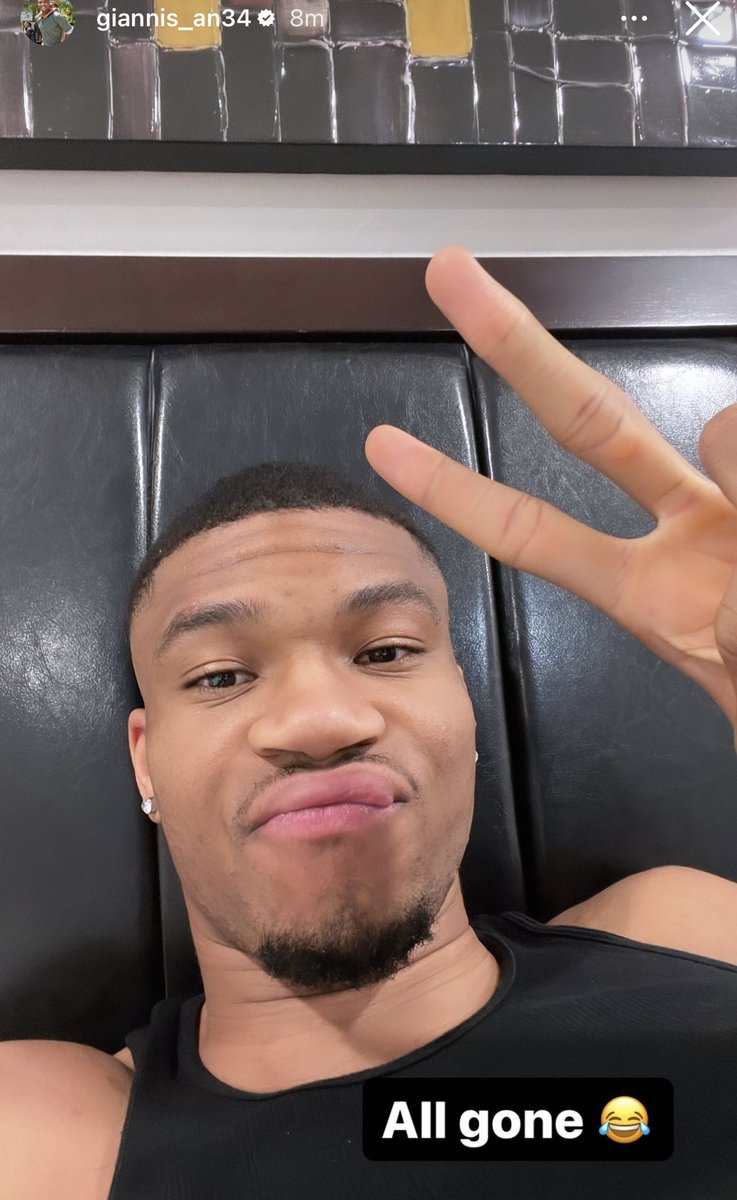 Giannis back with the rookie cut