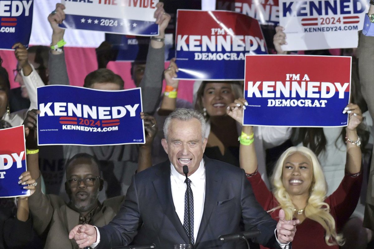 _AMGCrypto's tweet photo. Robert Kennedy Jr. to make campaign debut at bitcoin conference.The environmentalist turned presidential candidate is positioning himself as a defender of cryptocurrency, despite its massive environmental footprint. https://t.co/4SLr5R7IJv