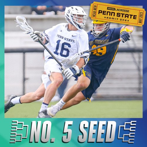 Your No. 5️⃣ seed: <a href="/PennStateMLAX/">Penn State Men’s Lacrosse</a>!