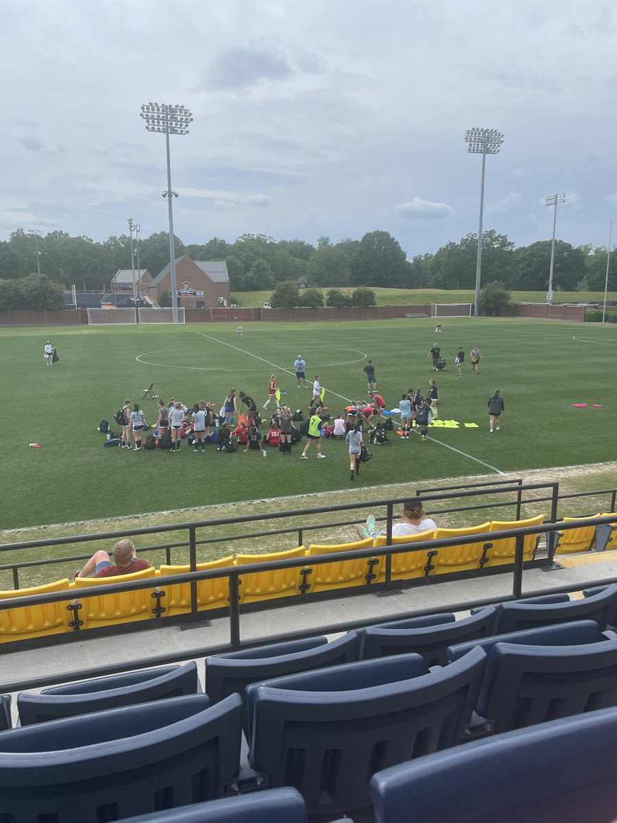 Really enjoyed the <a href="/UNCGWSoccer/">UNCG Women's Soccer</a> soccer camp today! Thank you to all the coaches, staff &amp; players that came out to make it a great experience! 
Aunt Kristen &amp; Uncle Nick, thanks for for letting me stay w/ you❤️
<a href="/Guilford_WS/">Guilford College WS</a>
<a href="/GC_Pride_WSOC/">Greensboro College Women's Soccer</a>
<a href="/HokiesWSoccer/">Virginia Tech Women's Soccer</a>
<a href="/LMCwsoccer/">Lees-McRae Women’s Soccer</a> 
<a href="/Longwood_WOSO/">Longwood Women's Soccer</a>