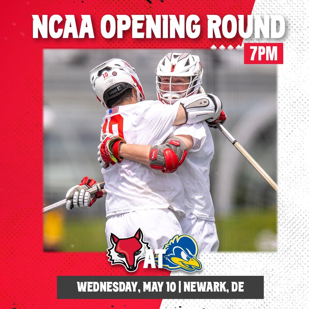 Marist_MensLax's tweet photo. We are headed to ….. Delaware for the NCAA Opening Round!! 

Wednesday May 10 at 7PM! https://t.co/ykIOsmqWNq