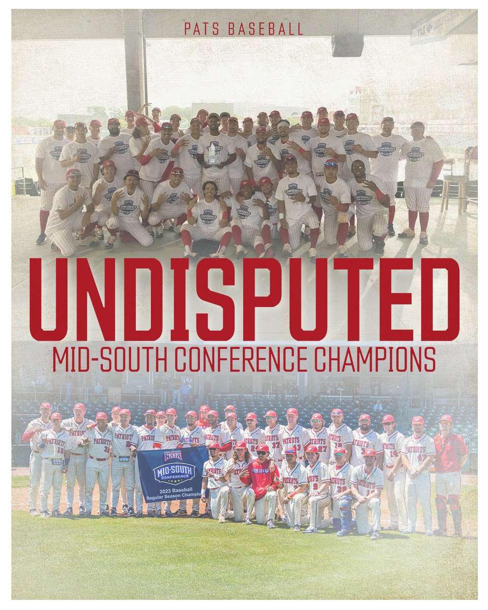 PatsBaseballUC's tweet photo. Pats get the three-peat in the 4-1 victory over Freed-Hardman https://t.co/oIkwQCjGxF