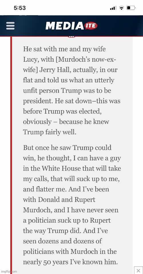 madameshawshank's tweet image. #RupertMurdoch
#foxnewsliars 
#TuckerCarlson 
#FoxNews 

They all knew #Trump is a  malignant narcissist. That didn’t stop them enabling him.