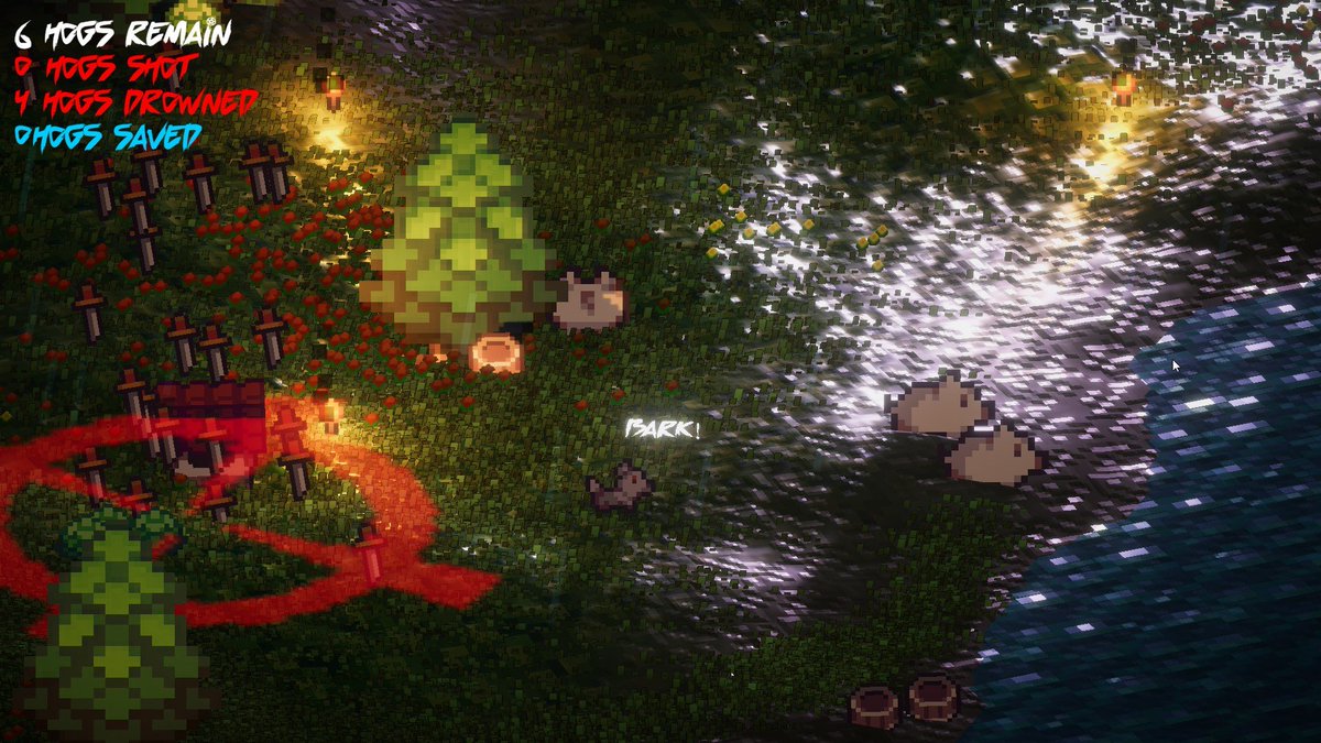 Friends and I setup a gamejam where we all had to use the same asset pack to make a game over the weekend. Here's my entry :)

Reginald Saves The Hogs

jakeisdev.itch.io/reginald-saves…