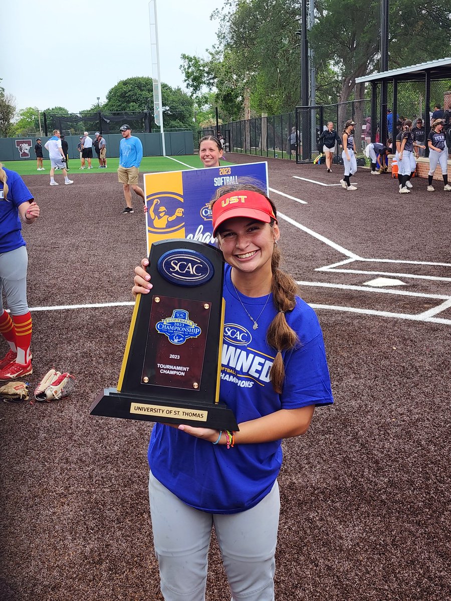 EmMandDMama's tweet photo. The Celts are SCAC Champions🏆❤️💛   @delayneejaninee earned SCAC Championship All Tournament Team honors!  She had a clutch 2 out RBI double today to help secure the upset over nationally ranked TLU #DMoney💰 #CeltCulture #allaboUSt https://t.co/r7mnBJl6qt