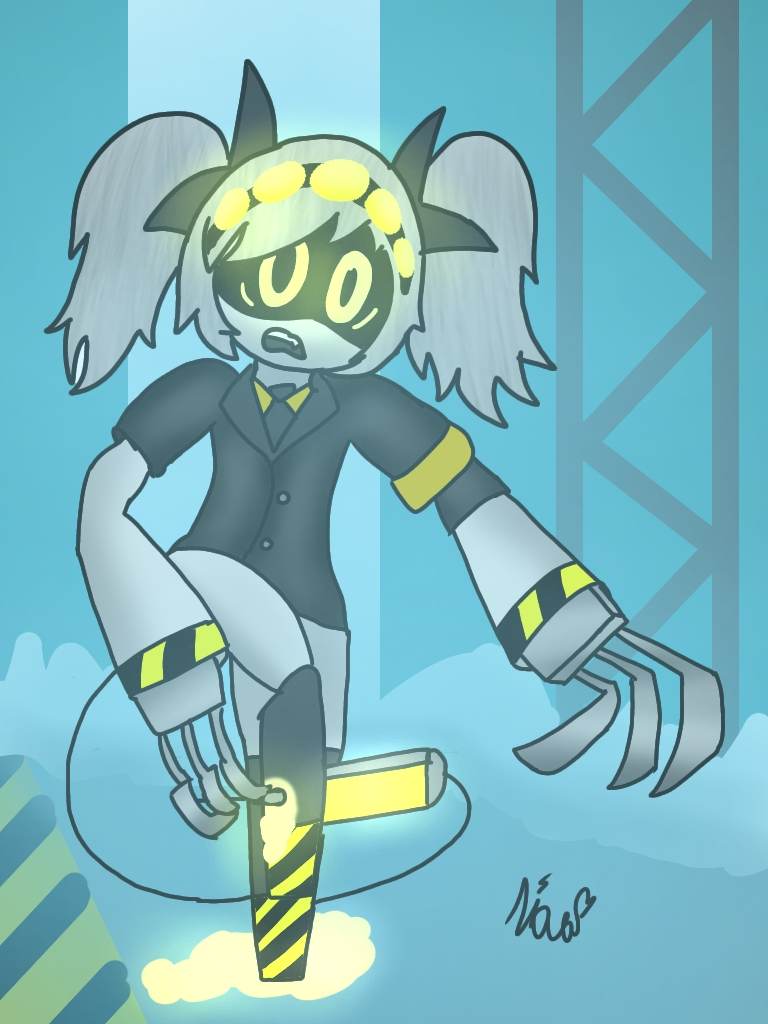 Jessetatic60's tweet photo. Dibujo de J #fanart #murderdrones https://t.co/hajQcWdw75