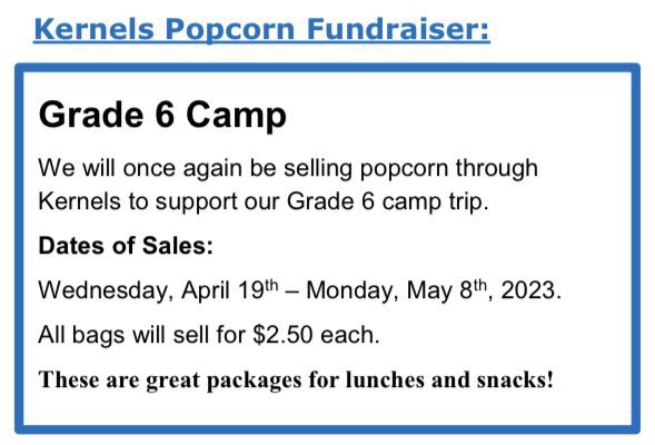 CSMhs4's tweet image. Last call for orders! 🍿 If you need assistance placing an order please give our main office a call @ 403-381-8110. 
Flavours: dill pickle; white cheddar; creamy caramel; ketchup; salt &amp;amp; vinegar; butter salt; air caramel; say cheese; jalapeño jack; Thai sweet chilli; cheesy dill.