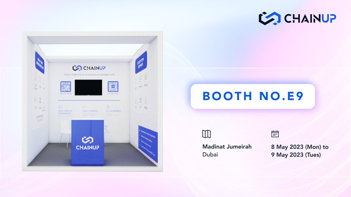 ChainUpOfficial's tweet photo. We are at #DubaiFintechSummit today! 🛎

Visit us at📮booth #E9. Let's discuss on aligning your #DigitalAssets strategy with our latest #innovative &amp; #compliant #blockchain solutions &amp; services.

🏝 Madinat Jumeirah #Dubai 
🕙 10AM - 6PM

#fintech #mrspepe #DOLLARPEPE #BRC20 https://t.co/0Tl1uSLjOu