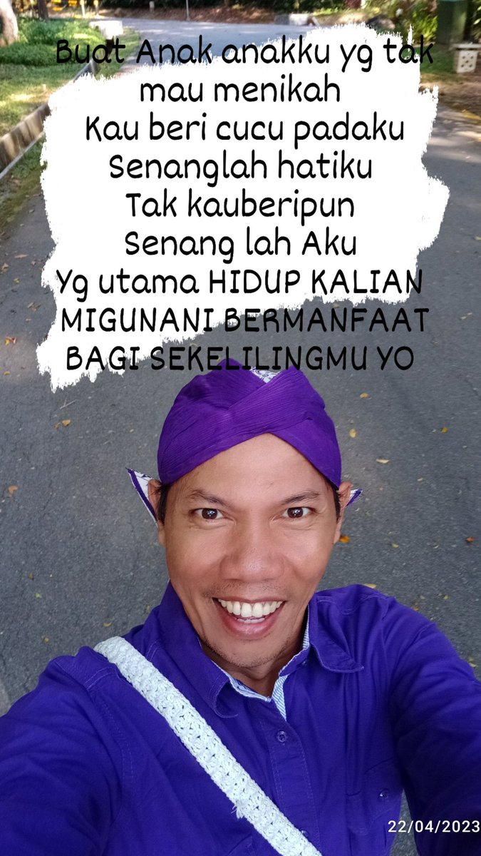 Pagi anakku 
Lope u
Nuwun