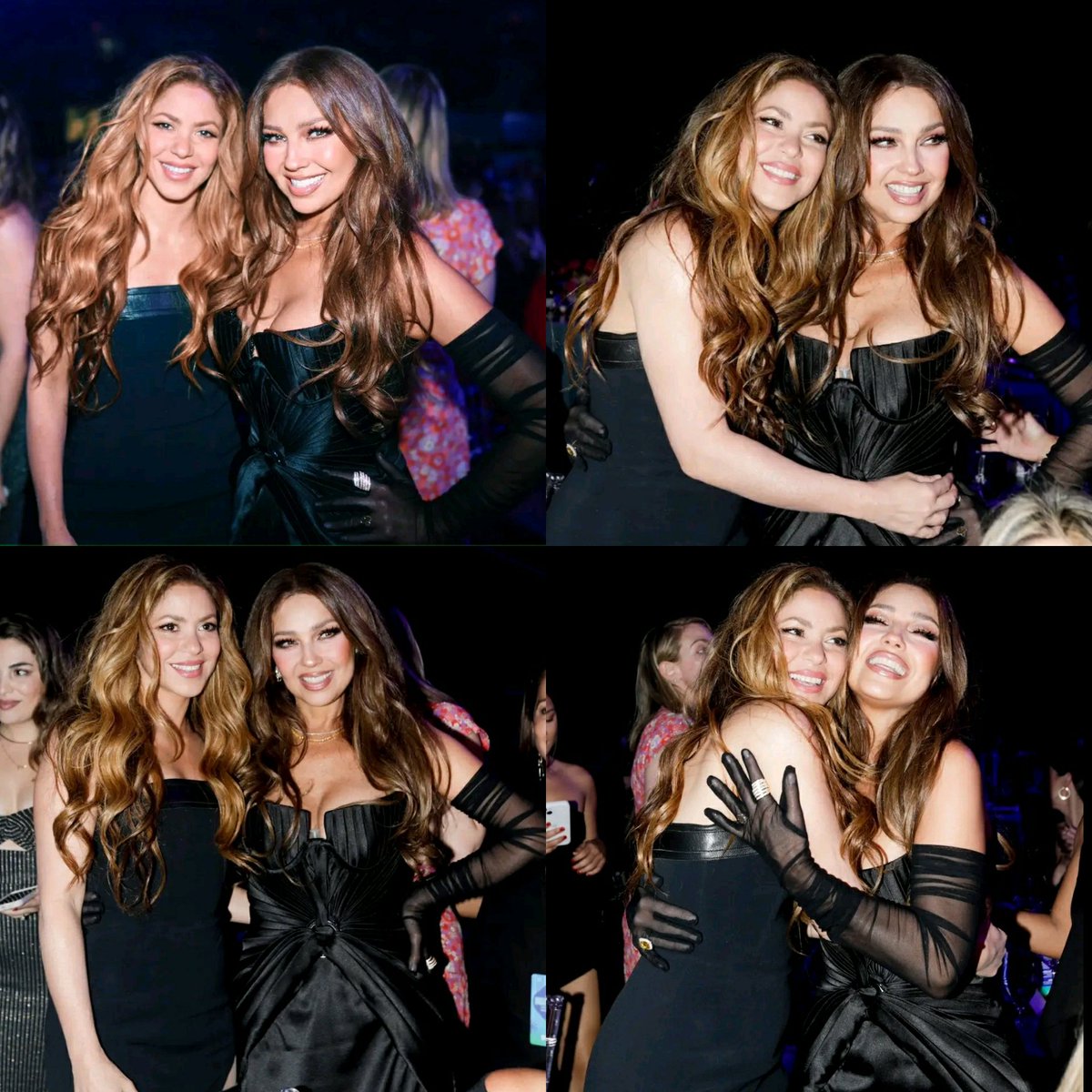 Shakira and Thalia at the #BBMujeresLatinas.