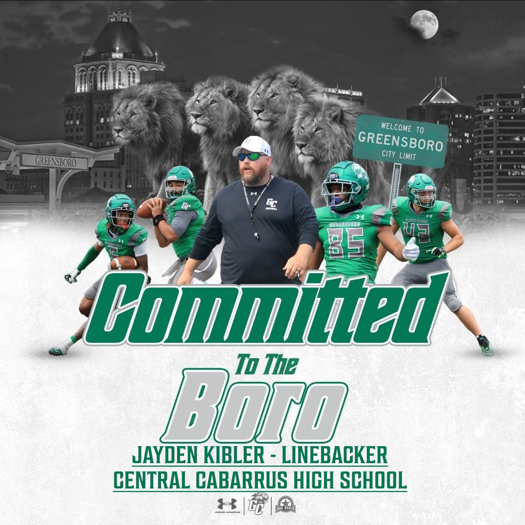 Proud to announce I will be continuing my football career with the PRIDE at Greensboro College‼️💚 @CoachZachBev ,@KennethMcClamro , @CCvikingFB , @CoachDRob97 , @Forney_28 , @coach_card , @CoachTyShwallon , @GC_Pride_Fball