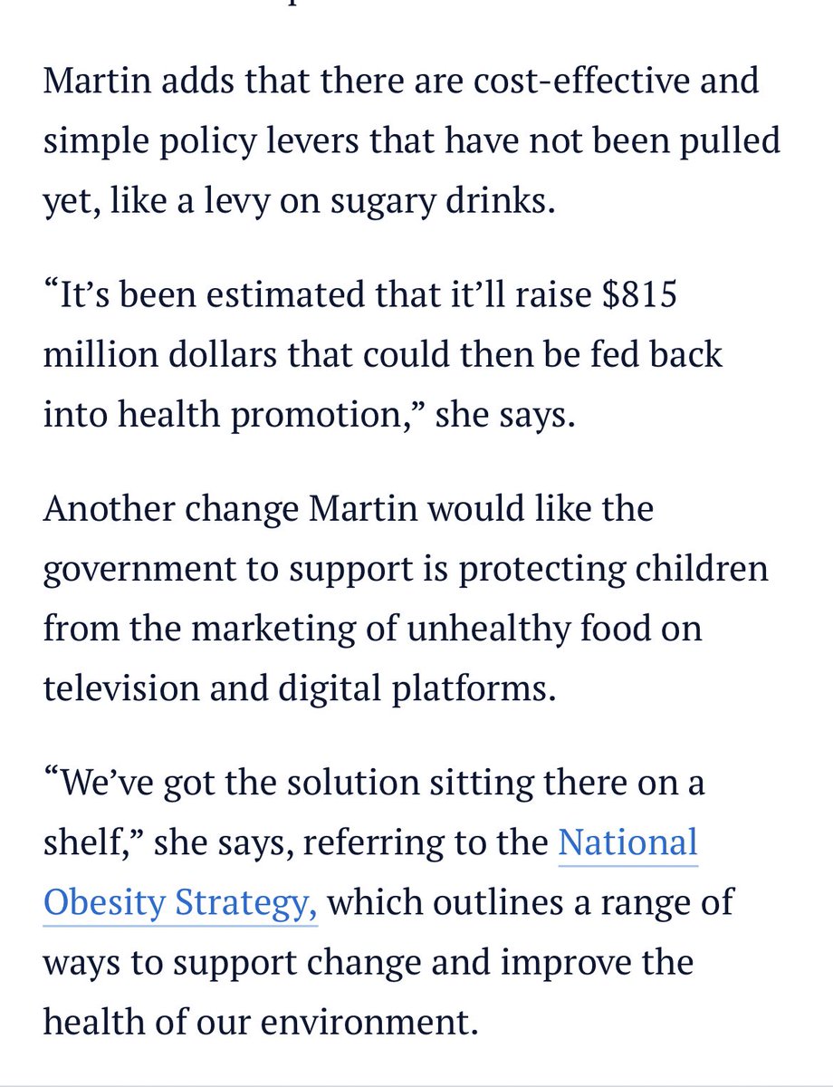 Time to implement the National Obesity Strategy.
#brandsoffourkids
#rethinksugarydrinks
smh.com.au/lifestyle/heal…