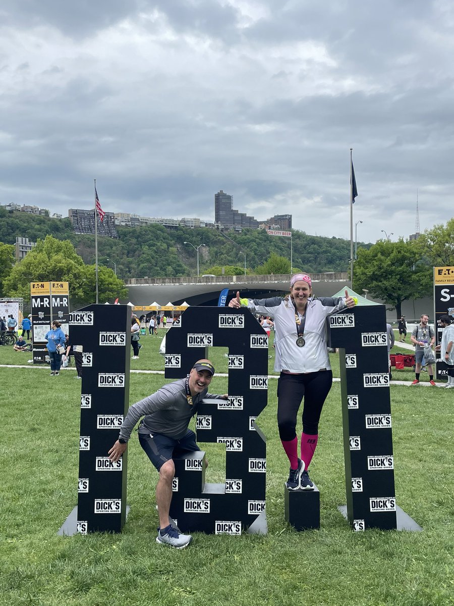 tanney9's tweet photo. Paced the Mrs to her first #HalfMarathon finish. She’s a tough cookie and a #lupuswarrior @UPMCHealthPlan thanks for sponsoring & @Pittsburgh for hosting #LupusAwarenessMonth @LupusOrg #RunnerofSTEEL #MOVEPittsburgh @PGHMarathon https://t.co/IutX2cq7Bh