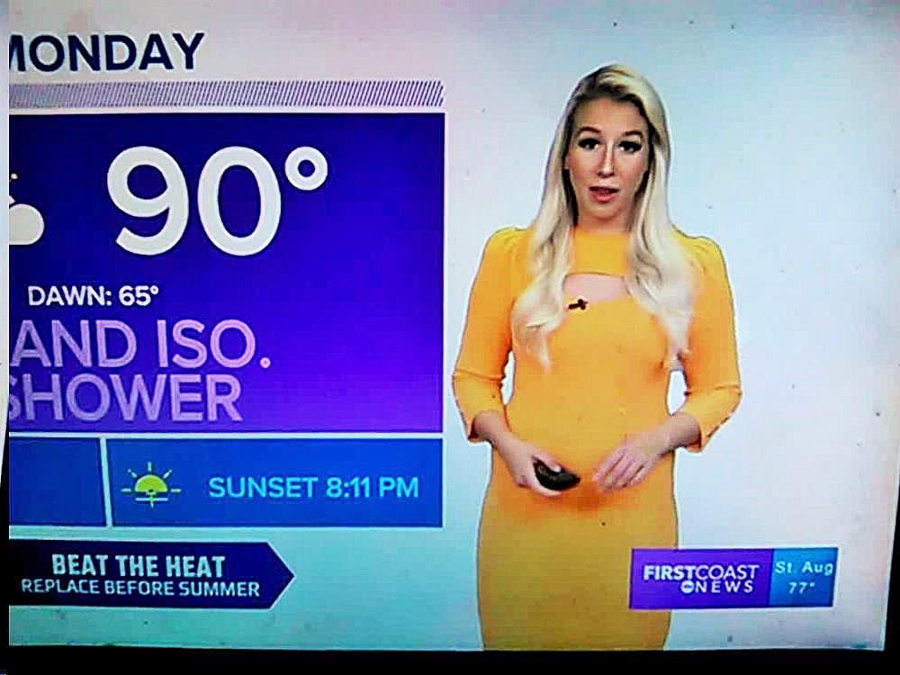CandiceSW970's tweet photo. 4 Very Sexiest Newscasting Anchor Ladies Tonight All Looking Very Nice This Week! Amelia, Brooke S, Brooke M &amp; Emily All Wearing Very Cool Color Dresses Tonight! @Amelia8WX 🟡 @FLWXBROOKE 🟣 @BrookeMartell 🟣 @EmilyGiangreco 🔴 https://t.co/JMf9jO2ycA