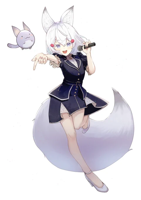 #Skeb リクエストにてVTuberの天満マエミさんを描かせていただきました。 Thank you !!