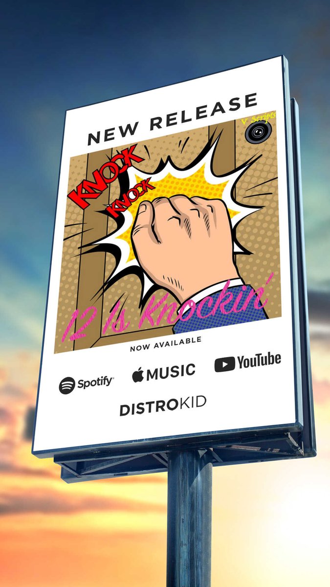 Go stream my new single,  "12 is Knockin" everywhere now! 
open.spotify.com/track/24eiF3yu…