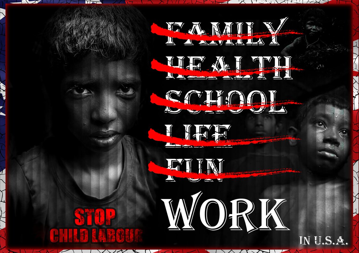 Miserable child labor in the United States