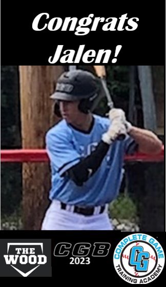 CG Baseball-2023 (@cgb2023) on Twitter photo Another <a href="/CGB2023/">CG Baseball-2023</a> dude off the board and headed to The Wood!
Congratulations to <a href="/jalen_kent/">Jalen Kent</a> on his commitment to play ⚾️ at the next level with <a href="/JohnWood_bases/">John Wood Baseball</a> 👏 👏
#CGFAM
#WinTheDay Another <a href="/CGB2023/">CG Baseball-2023</a> dude off the board and headed to The Wood!
Congratulations to <a href="/jalen_kent/">Jalen Kent</a> on his commitment to play ⚾️ at the next level with <a href="/JohnWood_bases/">John Wood Baseball</a> 👏 👏
#CGFAM
#WinTheDay