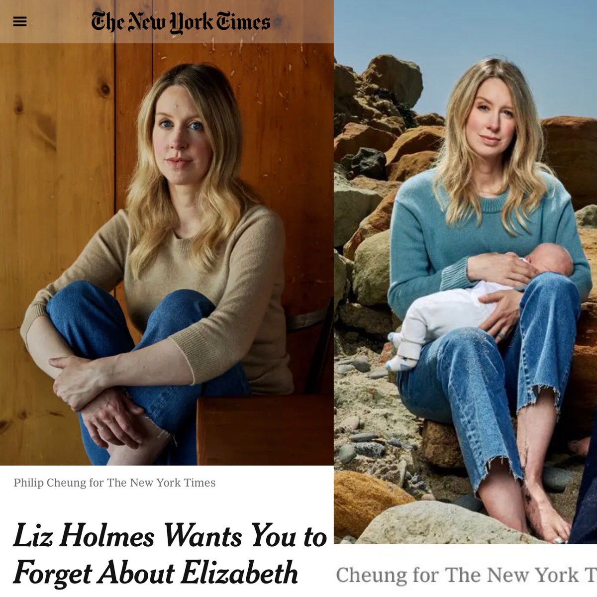 How media enables white supremacy.

First pic: <a href="/nytimes/">The New York Times</a> depicts an unarmed Black teen killed by law enforcement as “problematic &amp; no Angel.”

Second Pic: NYT depicts a white woman who unapologetically stole $700M &amp; harmed countless people as “a loving mother &amp; a new beginning.”