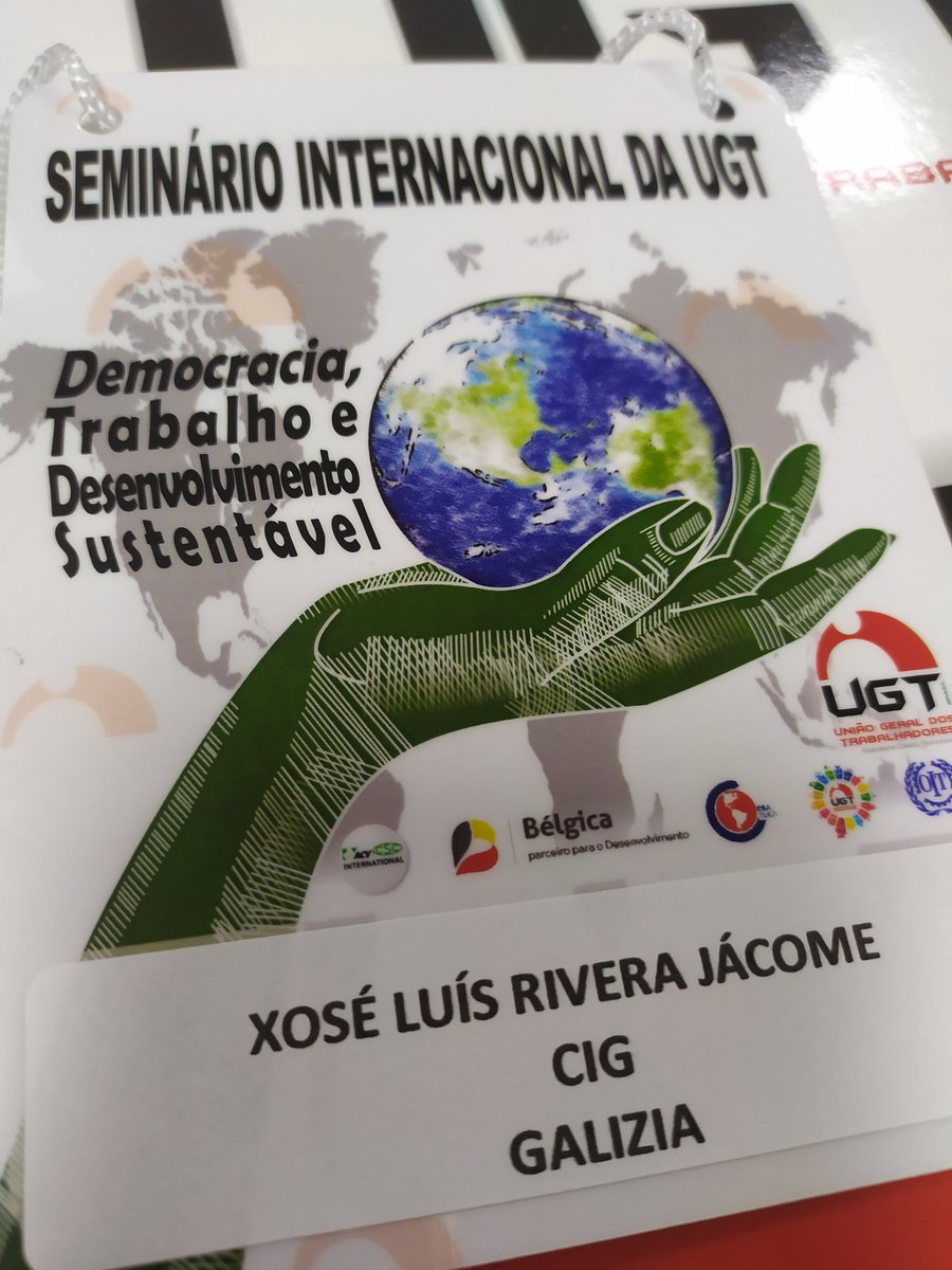 xlrivera's tweet photo. Participando, en representación da @galizaCIG no seminario internacional "democracía Trabalho e desenvolvimento sustententável" organizado pola UGT do Brasil, en São Paulo, na xornada previa ao seu 5° Congresso Nacional https://t.co/DxbvgvCToz