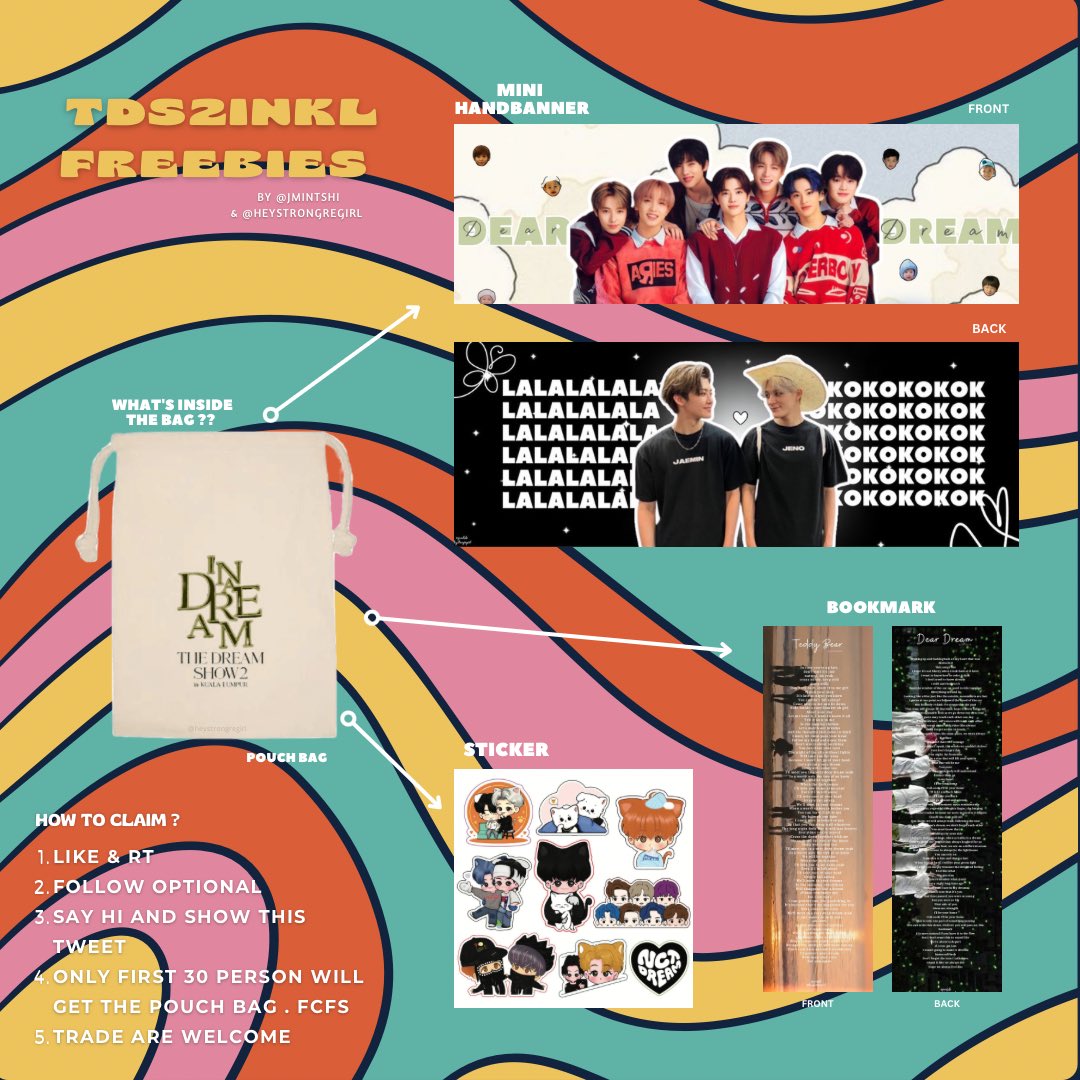 jmintshi's tweet image. ✧.* 𝖳𝖧𝖤 𝖣𝖱𝖤𝖠𝖬 𝖲𝖧𝖮𝖶 2 𝖨𝖭 𝖪𝖫 ✧.*

𝖿𝗋𝖾𝖾𝖻𝗂𝖾𝗌 𝖻𝗒
@jmintshi x @heystrongregirl 

hi , we'll giving out freebies for our beloved nctzen this 20 May ! do read the rules and find us on d-day :3

📍 Axiata Arena 
⏰ tba 

#TDS2inKL #THEDREAMSHOW2_in_KUALALUMPUR