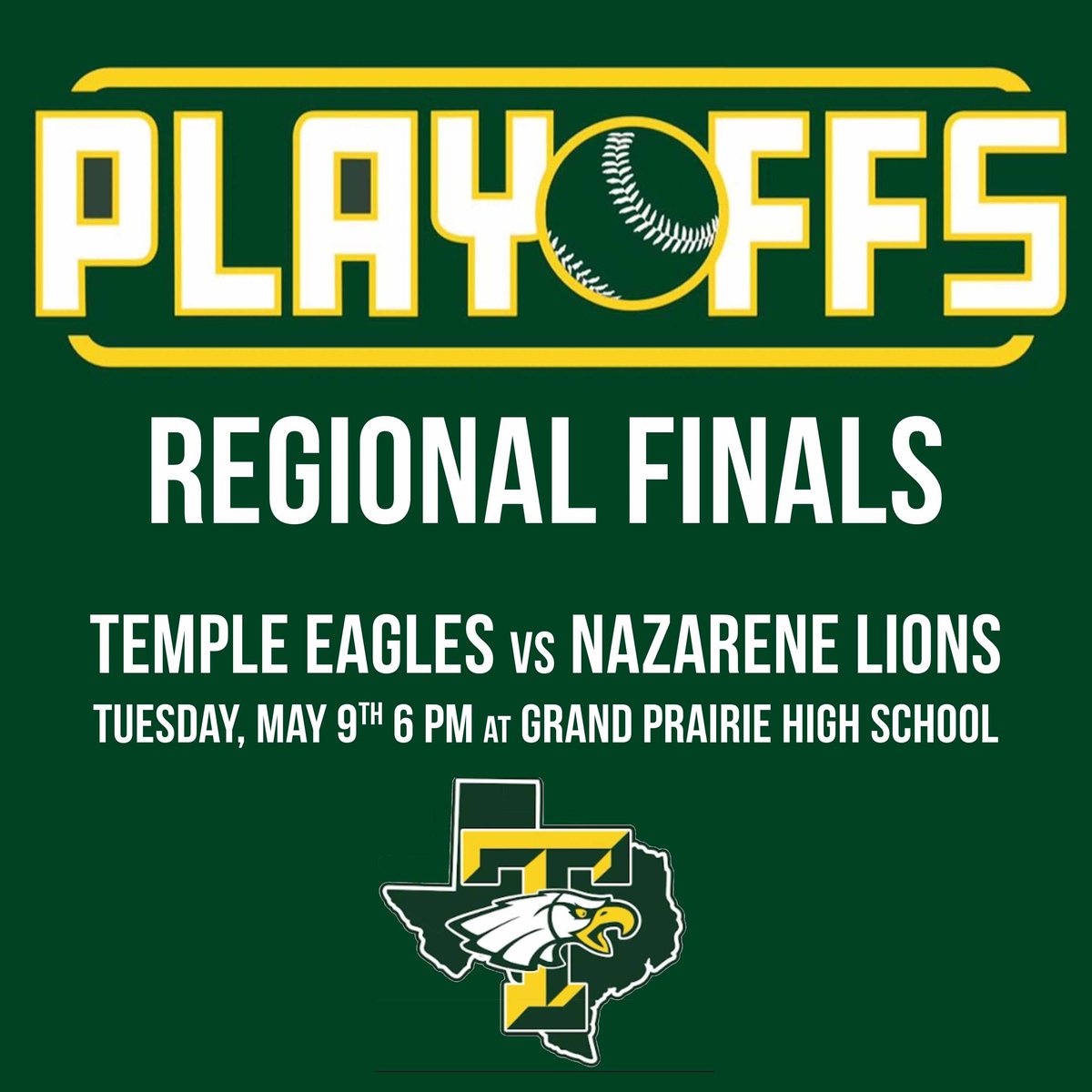 Come support the softball team this Tuesday at 6pm as they take on Nazarene Christian.

📍Grand Prairie High School

All tickets to the game must be purchased through this link: gofan.co/app/events/990…   <a href="/Gosset41/">Brian Gosset</a> <a href="/TAPPSbiz/">TAPPS</a> <a href="/SportsDayHS/">SportsDayHS</a> <a href="/LSCSN/">Lone Star Christian Sports Network (LSCSN)</a>