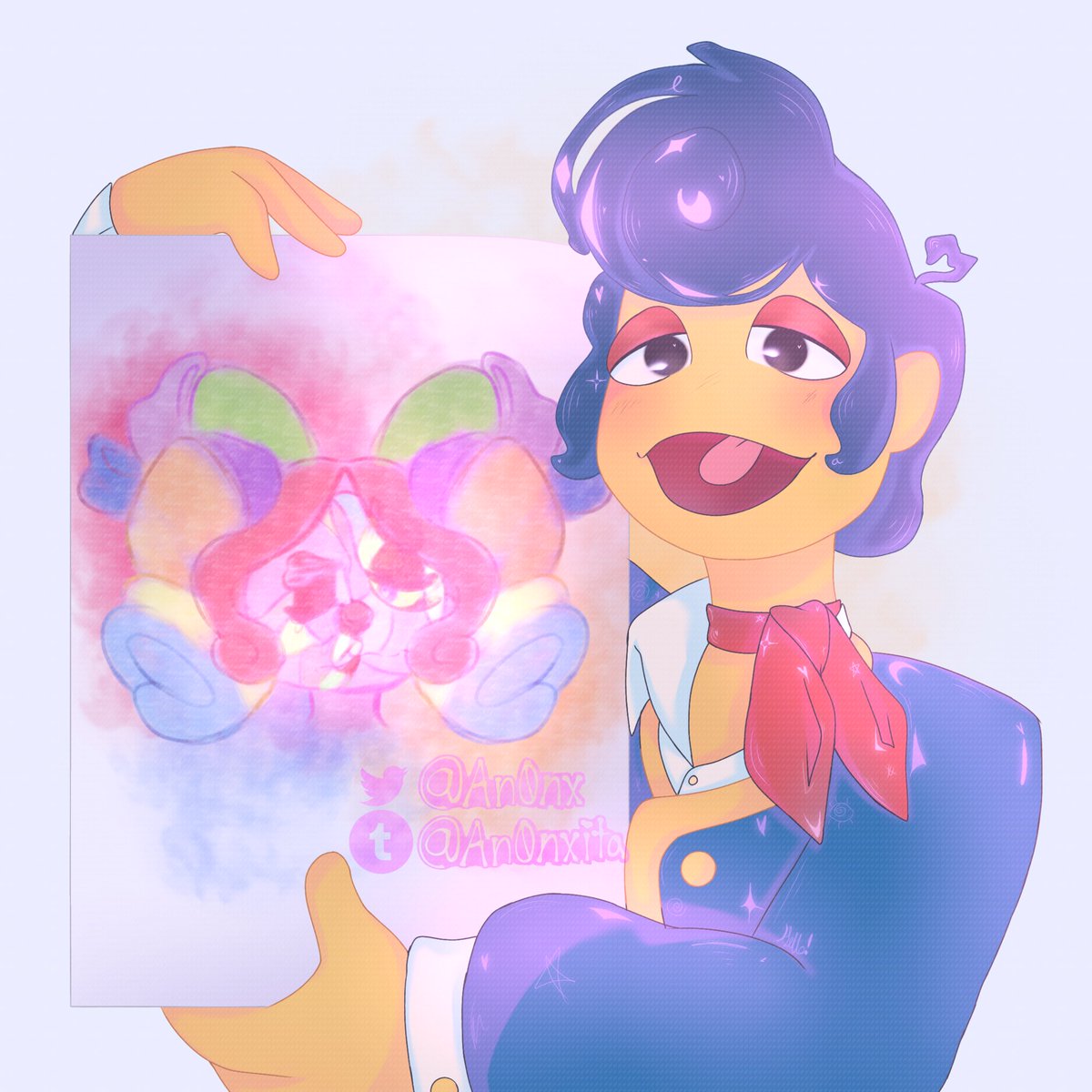 An0nx's tweet photo. First post🫣
Also I wonder what he likes painting

#WelcomeHome #welcomehomefanart
#WelcomeHomeWallyDarling
#WallyDarling https://t.co/WLsTBSOtpA