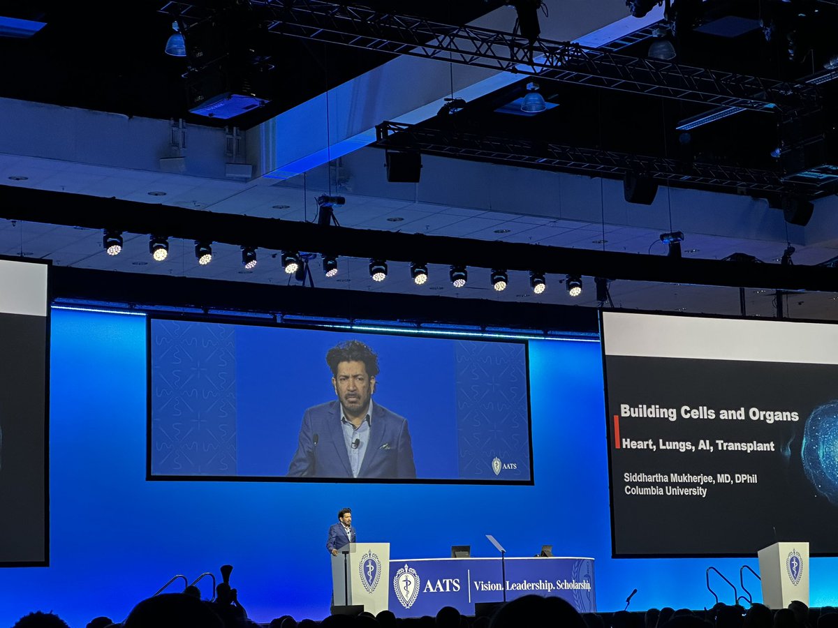 Another outstanding day surrounded by inspirational leaders in their field #yolandacolson #AATS2023 #AATSHQ #womeninthoracic #Siddharthamukherjee