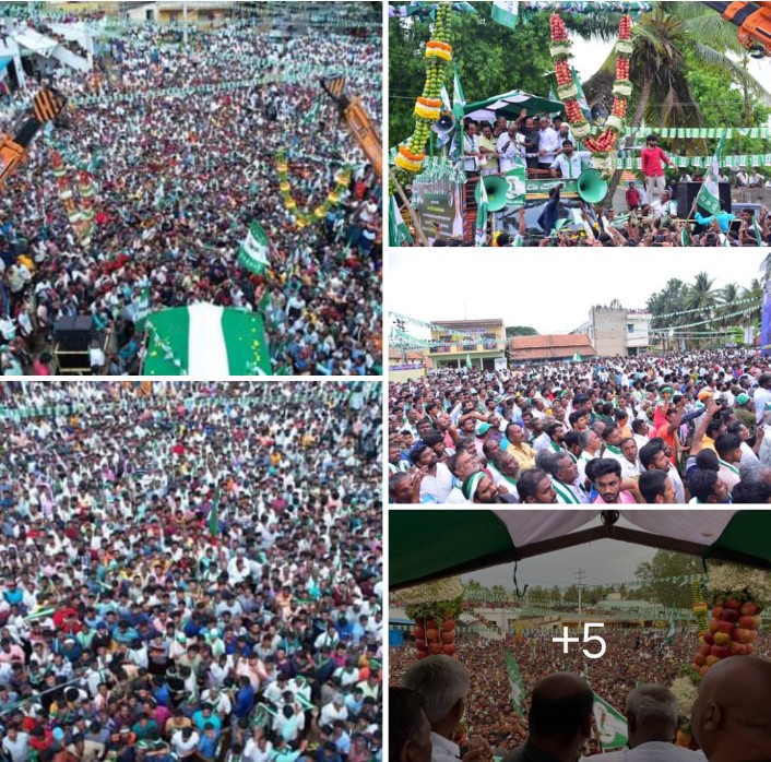 ನಮ್ಮ ನೆಚ್ಚಿನ ನಾಯಕರು, ಮಾಜಿ ಪ್ರಧಾನಿಗಳಾದ ಸನ್ಮಾನ್ಯ ಶ್ರೀ ಎಚ್.ಡಿ. ದೇವೇಗೌಡರ ನೇತೃತ್ವದಲ್ಲಿ ಮೇಲುಕೋಟೆ ವಿಧಾನಸಭಾ ಕ್ಷೇತ್ರದ ಶಿವಳ್ಳಿ ಗ್ರಾಮದಲ್ಲಿ ಆಯೋಜಿಸಿದ್ದ ಚುನಾವಣಾ ಪ್ರಚಾರ ಸಭೆಯಲ್ಲಿ ಭಾಗವಹಿಸಿ, ಮತಯಾಚನೆ ಮಾಡಿದರು.
#Vote4JDSisVote4Kannadigas
#ಮೇ_ಹತ್ತು_ಜೆಡಿಎಸ್_ಬಟನ್_ಒತ್ತು