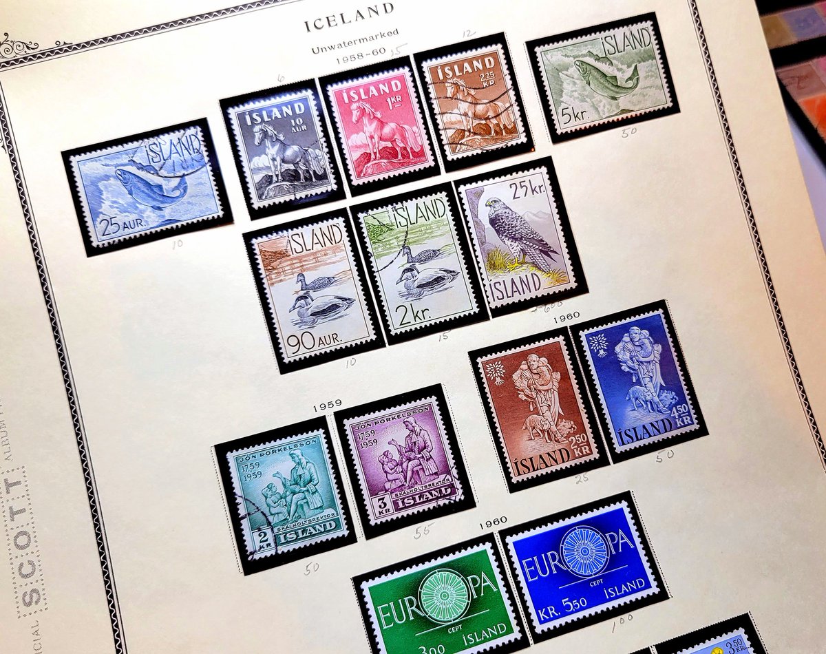 Made out like a bandit w/ this gorgeous #Iceland collection from PIPEX in Portland

Between the lovely engraved scenic designs, and the great videos from StampCat &amp; <a href="/exploringstamps/">Graham Beck</a> ...Iceland is on my must-visit list!

#philatelist #philately #stamps #Island