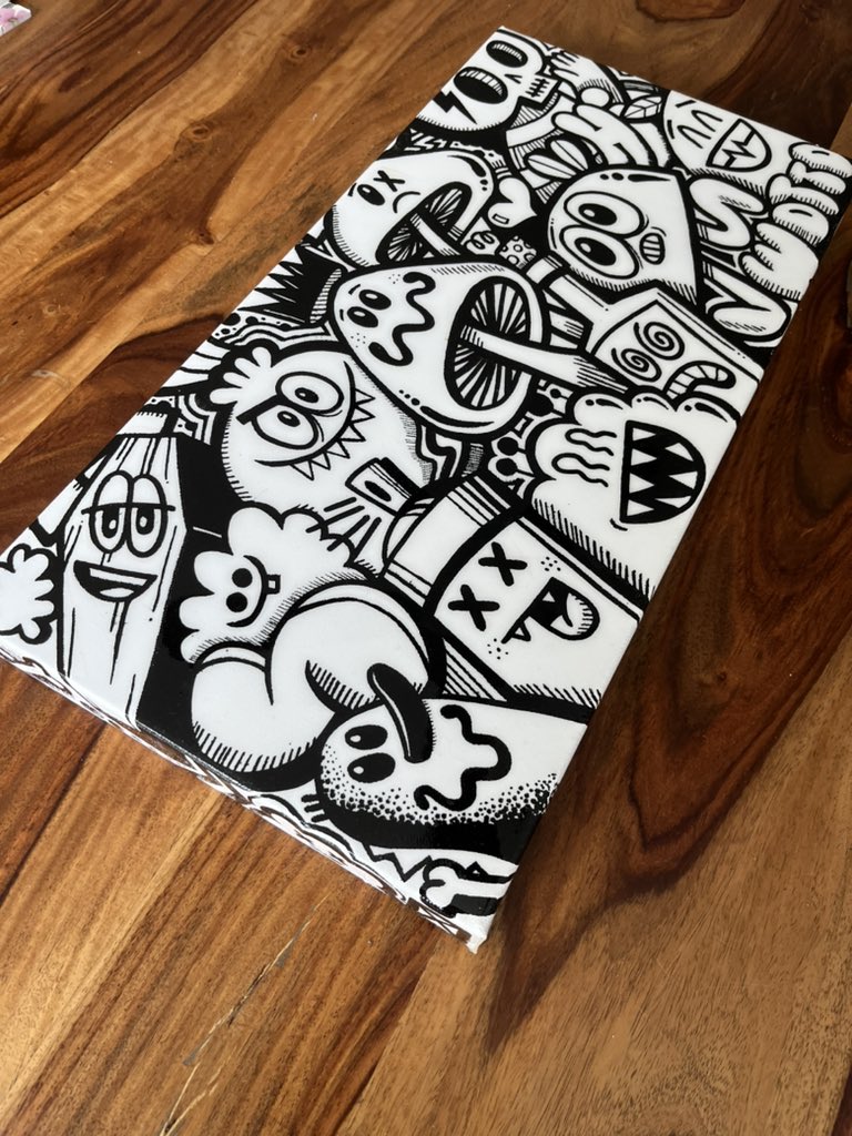 My art is in a group show. Here’s a few of the pieces available for sale. See them all here - martiantoys.com/search?page=1&…