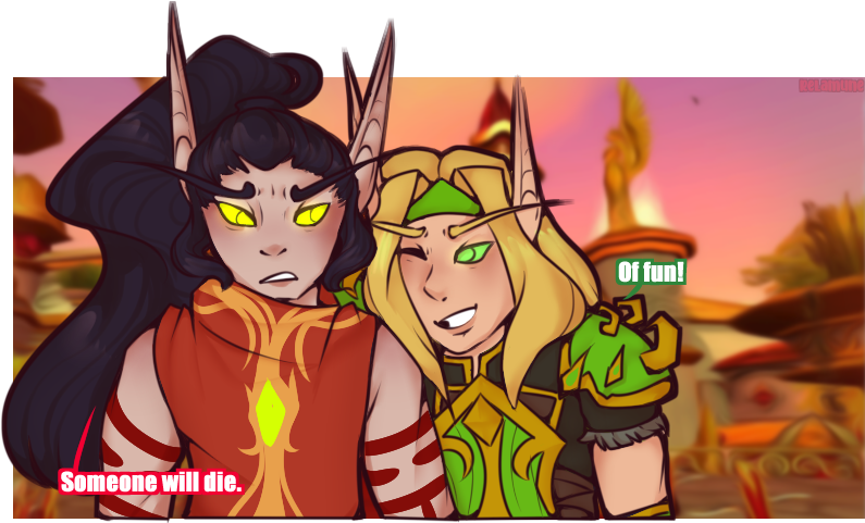 Relamune's tweet photo. things that get quoted at least once a week in the spire ::

#halduronbrightwing #grandmagisterrommath #rommath #worldofwarcraft #sindorei https://t.co/sNu5YYPbCM