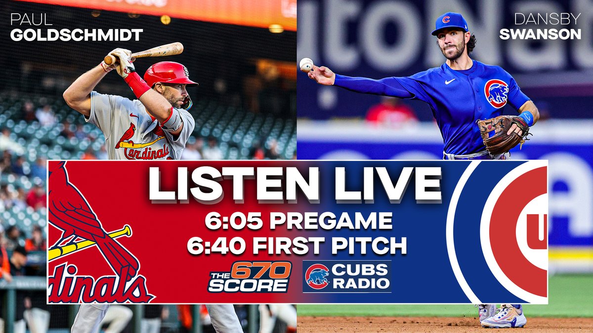 Mully And Haugh on Twitter "RT 670TheScore ⚾️ Cubs Game Day! ⚾️