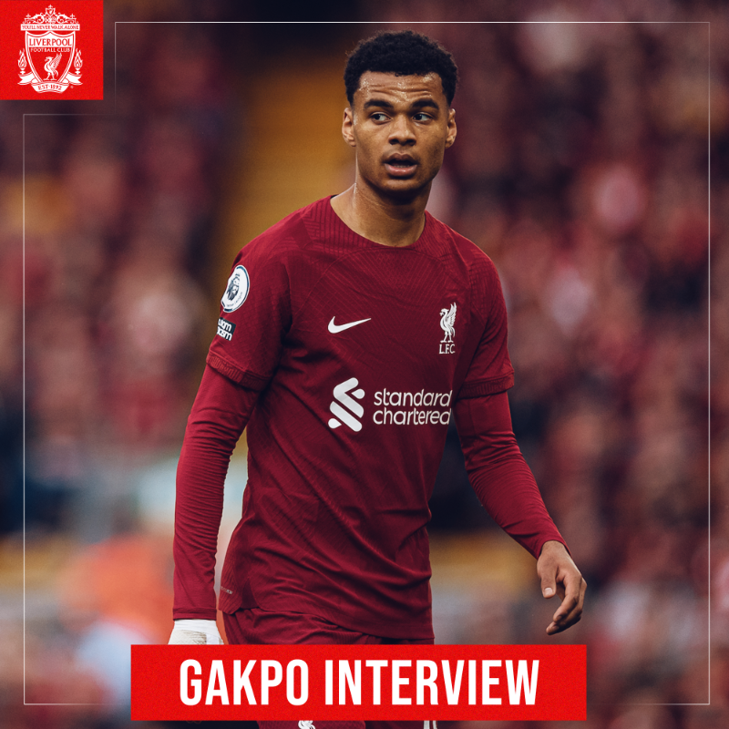 LFC's tweet photo. “I enjoy playing for sure and I’m looking where I can help the team the most” 🗣️